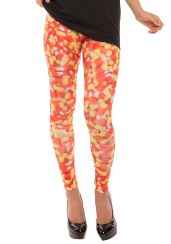 Women's Candy Corn Leggings ϥ ץ   ƻ ⤷ ٥ ѡƥ ϥ...