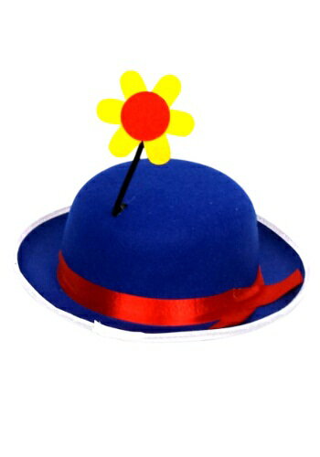Blue ԥ Derby ˹ ϥå with Flower ϥ ץ   ƻ ⤷ ٥ ѡƥ...