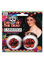 Day of the Dead Rose Women's Earrings ハロウィン コスプレ 衣装 仮装 小道具 おもしろい イベント パーティ ハロウィー...