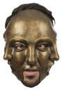 Three Faces マスク ハロウィン コスプレ 衣装 仮装 小道具 おもしろい イベント パーティ ハロウィーン 学芸会