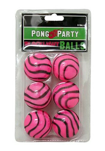 Blacklight Pink Zebra Beer Pong Balls ϥ ץ   ƻ ⤷ ٥ ...