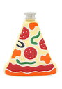 Metal Pizza Flask 5 oz ハロウィン コスプレ 衣装 仮装 小道具 おもしろい イベント パーティ ハロウィーン 学芸会