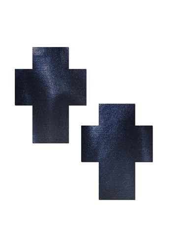 Pastease ブラック Cross Pasties | コスプレ 衣装 仮装 小道具 おもしろい イベント パーティ 発表会 デコレーション リボン アクセ...