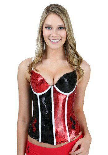 Harley Quinn Sequined Corset ϥ ץ   ƻ ⤷ ٥ ѡƥ ϥ...