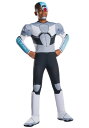 少年 少女 Titans Cyborg チャイルド's コスチューム ハロウィン 子ども コスプレ 衣装 仮装 こども イベント 子ども パーティ ハロウィーン...