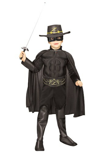 キッズ デラックス Zorro コスチューム ハロウィン 子ども コスプレ 衣装 仮装 こども イベント 子ども パーティ ハロウィーン 学芸会