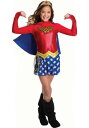 Wonder Woman コスチューム for 女の子s ハロウィン 子ども コスプレ 衣装 仮装 こども イベント 子ども パーティ ハロウィーン 学芸会