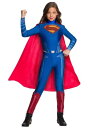 DC スーパーマン Jumpsuit コスチューム for 女の子s ハロウィン 子ども コスプレ 衣装 仮装 こども イベント 子ども パーティ ハロウィーン 学芸会