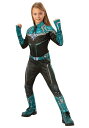 Captain マーベル Kree Suit デラックス 女の子s コスチューム ハロウィン 子ども コスプレ 衣装 仮装 こども イベント 子ども パーティ ...