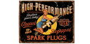 Legend Studios High Performance Spark スパーク Plugs Wooden Sign ダイキャストミニカー ダイキャスト お...