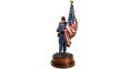 Collector's Showcase コレクターズショーケース Civil War Union Army Flag Bearer 1/15 Scale スケ...
