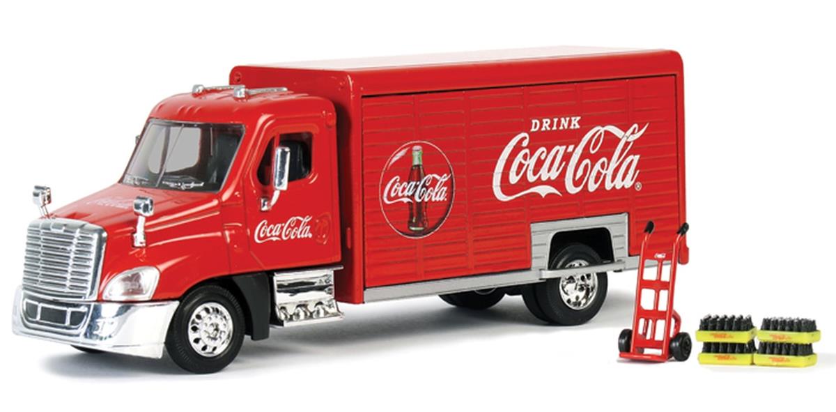 Motor City モーターシティ Classics Coca-Cola Delivery Truck with Hand Truck Soda Cases 1/50 Scale スケール Diecast Model ダイキャスト ミニカー おもちゃ 玩具 コレクション ギフト プレゼント