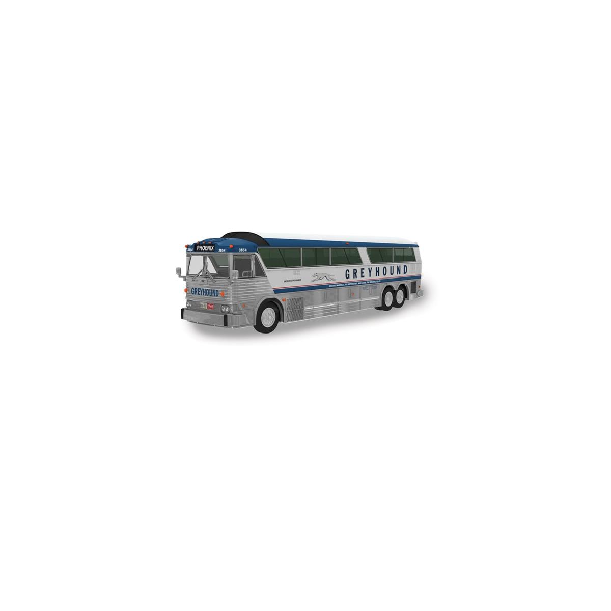 Awesome Diecast オーサム ダイキャスト Greyhound Leave the Driving to Us MC-7 Scenicruiser Bus 1/87 Scale スケール Diecast Model ダイキャスト ミニカー おもちゃ 玩具 コレクション ミニチュ ギフト プレゼント