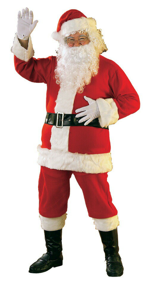 豪華6点セット!!本格的 サンタ サンタクロース 誕生日 赤 レッド 男性 メンズ コスチューム コスプレ 男性 メンズ 大人用 大きいサイズ ビッグサイズ 仮装 衣装 学園祭 文化祭