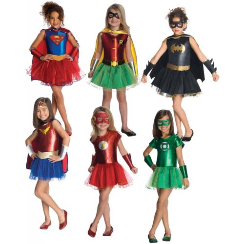 ガール Supehero キッズ 子供用 ハロウィン コスチューム コスプレ 衣装 変装 仮装