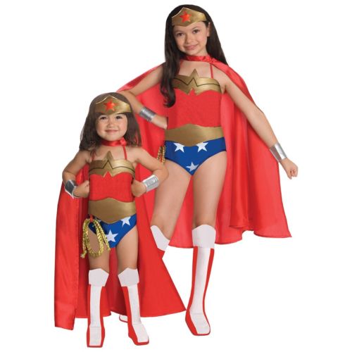 【1日限定 全品ポイント10倍】Wonder Woman 子供用 ガールズ キッズ スーパーヒーロー クリスマス ハロウィン コスチューム コスプレ 衣装 変装 仮装