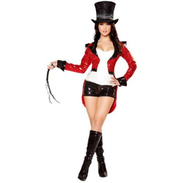 【マラソン初日 最大20%OFFクーポン有】Ringmasterレディス 女性用 大人用 セクシー Circus クリスマス ハロウィン コスチューム コスプレ 衣装 変装 仮装