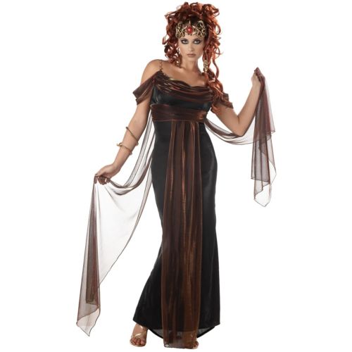 【マラソン最終日 最大20%OFFクーポン有】Mythical Siren 大人用 レディス 女性用 Greek Goddess MedusaStd/プラスサイズ 大きいサイズ クリスマス ハロウィン コスチューム コスプレ 衣装 変装 仮装