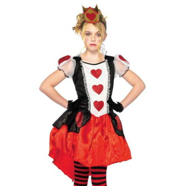 Wonderland Queen of Hearts キッズ 子供用 Size Cute ハロウィン コスチューム コスプレ 衣装 変装 仮装
