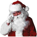 Deluxe Santa Claus Wig & クマ 熊d Set アクセサリー 大人用 クリスマス クリスマス ハロウィン コスチューム コスプレ 衣装 変装 仮装