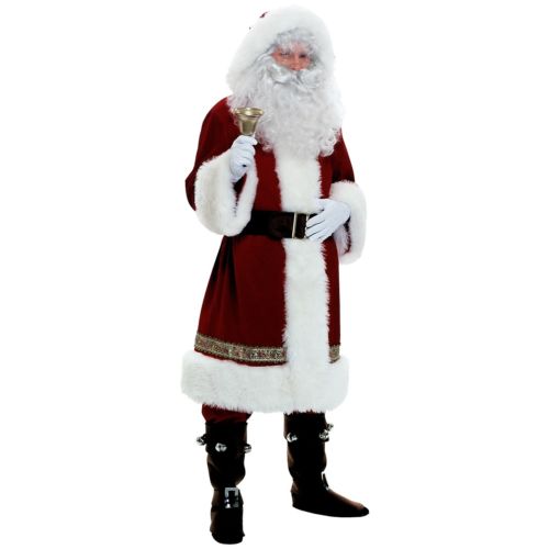 SantaDeluxe Victorian サンタクロース スーツ クリスマス クリスマス ハロウィン コスチューム コスプレ 衣装 変装 仮装