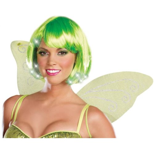 Pixie ウィッグ Light-Up Rave Wear レディス 女性用 Item クリスマス ハロウィン コスチューム コスプレ 衣装 変装 仮装