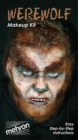 Werewolf Character Makeup Kit Mehron Theatrical Deluxe アクセサリー クリスマス ハロウィン コスチューム コスプレ 衣装 変装 仮装