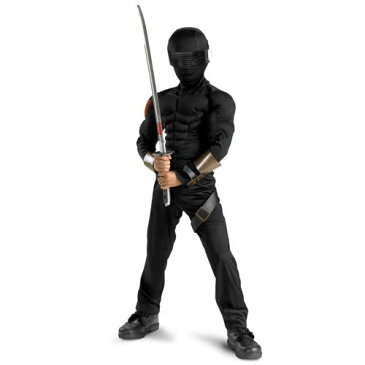 《9日 マラソン全品P2倍》Snake Eyes キッズ 子供用 GI Joe ブラック 忍者 ニンジャ クリスマス ハロウィン コスチューム コスプレ 衣装 変装 仮装