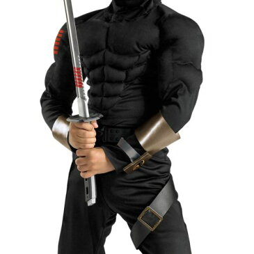 《9日 マラソン全品P2倍》Snake Eyes キッズ 子供用 GI Joe ブラック 忍者 ニンジャ クリスマス ハロウィン コスチューム コスプレ 衣装 変装 仮装
