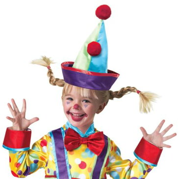 クラウン ピエロ 道化師Toddler キッズ 子供用 おもしろい ハロウィン コスチューム コスプレ 衣装 変装 仮装