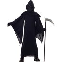 Horror ローブ Child Preteen Tween ブラック Hooded Cloak Grim Reaper クリスマス ハロウィン コスチューム コスプレ 衣装 変装 仮装