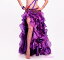 プロフェッショナル ベリーダンス 衣装 Waves スカート ドレス with slit スカート 7 カラー コスチューム ダンス 衣装 発表会