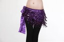 ベリーダンス 衣装 Tribal Tassel Sequins ヒップスカーフ wrap ベルト スカート 8 カラー コスチューム ダンス 衣装 発表会