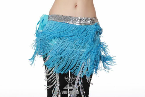ベリーダンス 衣装 ヒップスカーフ ベルト Tribal Fringe Tassel wrap ベルト 7 カラー コスチューム ..