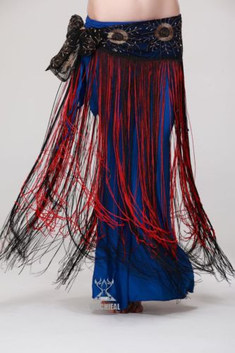 Tribal ベリーダンス 衣装 Tassel Fringes ヒップスカーフ wrap ベルト スカート コスチューム ダンス 衣装 発表会