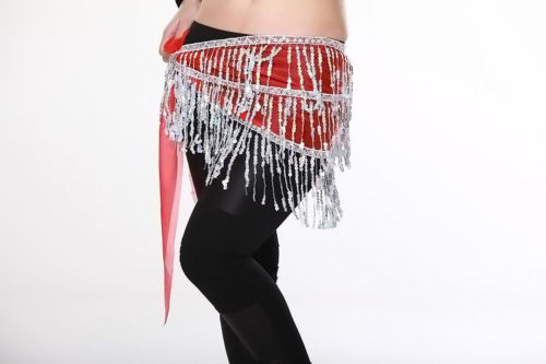 ベリーダンス 衣装 Tribal Tassel Sequins ヒップスカーフ wrap ベルト スカート 9 カラー コスチューム ダンス 衣装 発表会