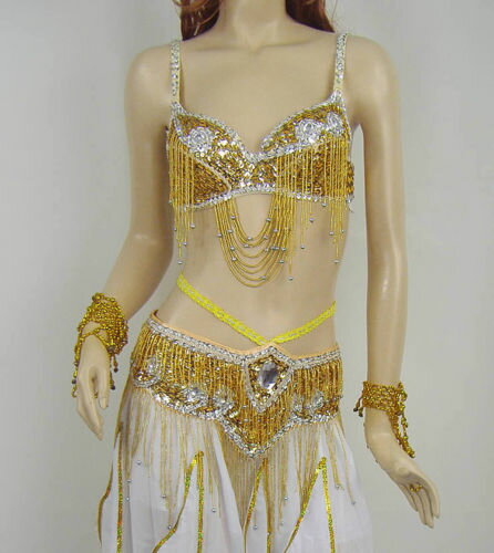 ベリーダンス 衣装 Outfit Diamond 2 セット ブラ&ベルト 32-34A/B/C 2 Color コスチューム ダンス 衣装 発表会
