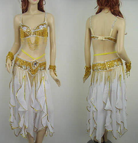 ベリーダンス 衣装 Outfit Diamond 2 セット ブラ&ベルト 32-34A/B/C 2 Color コスチューム ダンス 衣装 発表会