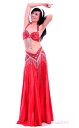 プロフェッショナル ベリーダンス 衣装 2 セット ブラ&ベルト 34B/C 36B/C 10 カラー コスチューム ダンス 衣装 発表会