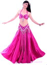 プロフェッショナル ベリーダンス 衣装 3 セット ブラ&ベルト&スカート 34B/C 36B/C 10 カラー コスチューム ダンス 衣装 発表会