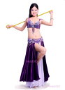 ベリーダンス 衣装 2 セット ブラ&ベルト 34B/C 36B/C 38B/C 8 カラー コスチューム ダンス 衣装 発表会