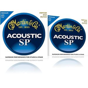 ޡ Martin MSP3200 SP 80/20 Bronze Medium ƥå   Strings 2 Pack
