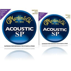 ޡ Martin MSP3050 SP 80/20 Bronze  Light ƥå   Strings 2 Pack