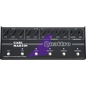 Carl マーチン Martin Quattro Analog Multi-Effect ペダル LN