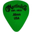 }[` Martin Standard Delrin M^[sbN guitar Pick Green 88mm 72 Pieces