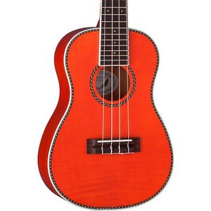 ディーン Dean Ukulele Concert Flame Maple Satin Trans Amber LN