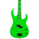 fB[ Dean Custom Zone 4-String Bass Guitar Nuclear Green