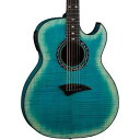 fB[ Dean Exhibition Flame Maple Acoustic-GLM^[ GNgbNM^[ with Aphex Faded denim