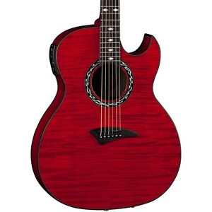 fB[ Dean Exhibition Flame Maple Acoustic-GLM^[ GNgbNM^[ with Aphex Trans Red