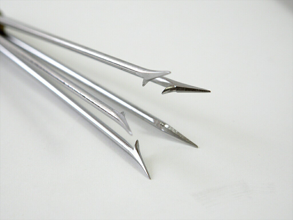 Mars shopのUltimate Dive クラスター 5又 銛先 15cm ステンレス めねじ 8mm | 銛 手銛 スピアフィッシング ヤス 魚 突き モリ 魚突き 先 チョッキ 手 一本 ゴム ダイビング シュノーケリング シュノーケル スピア 素潜り ポール ギフト プレゼント｜アングル2